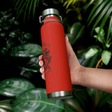 Super-Fly Health Red 22oz Vacuum Insulated Bottle