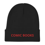 Comic Books Embroidered Beanie